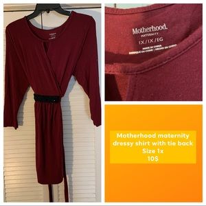 Motherhood maternity dressy top